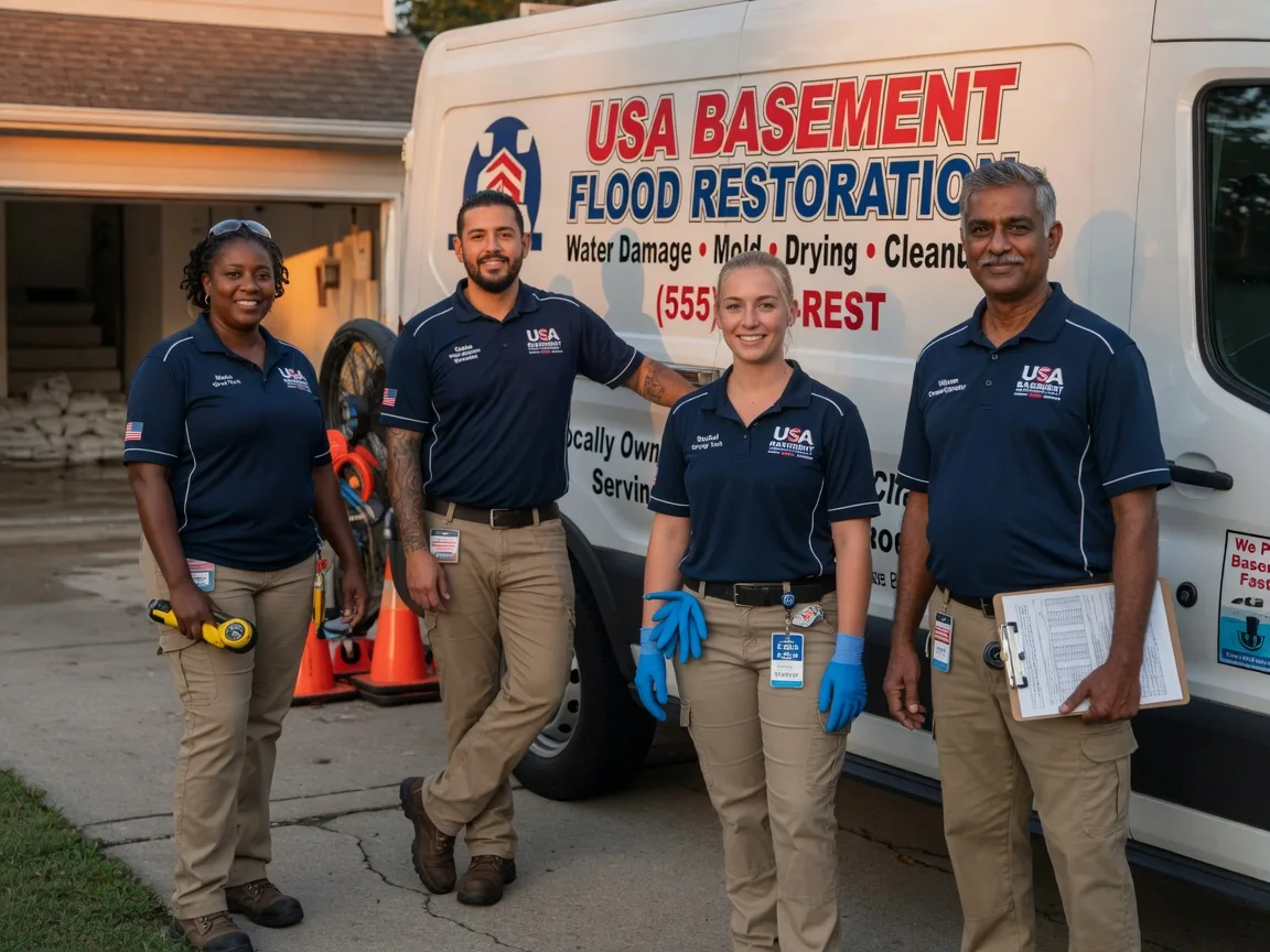 Basement Flood Cleanup company in Darlington, WI